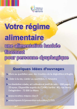 Livret d'information "Votre régime alimentaire - une alimentation hachée finement pour personne dysphagique" 